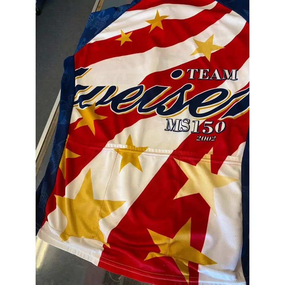 Vintage Voler team Budweiser cyclist Jersey size Large